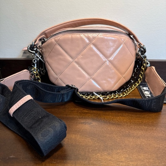 Steve Madden BMargie Blush Pink Crossbody Belt Bag P - Picture 1 of 12